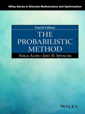 cover image of The Probabilistic Method